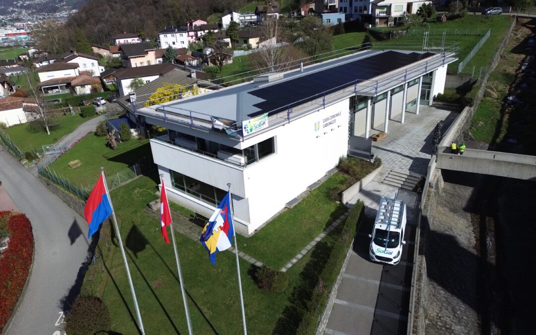 Fotovoltaico casa comunale Cadenazzo